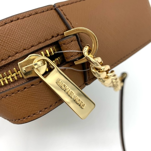 MICHAEL KORS JET SET LARGE EW CROSSBODY BAG IN VANILLA - Picture 5 of 12